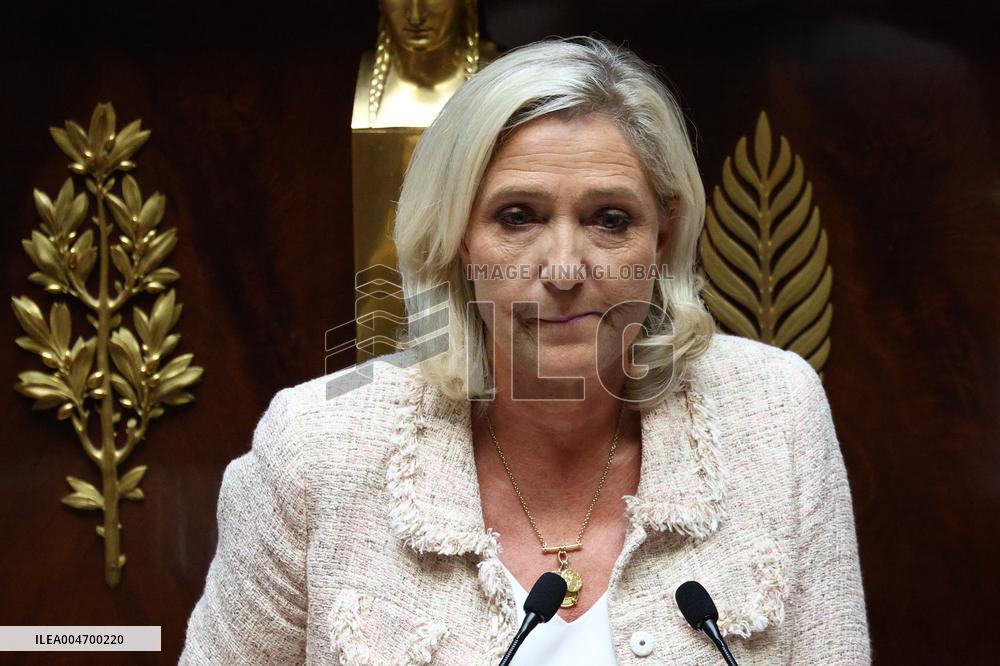 PM Bayrou general policy statement at the National Assembly - Paris