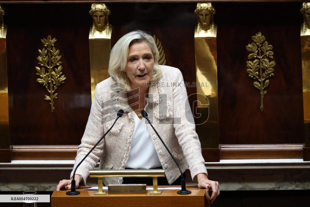 PM Bayrou general policy statement at the National Assembly - Paris
