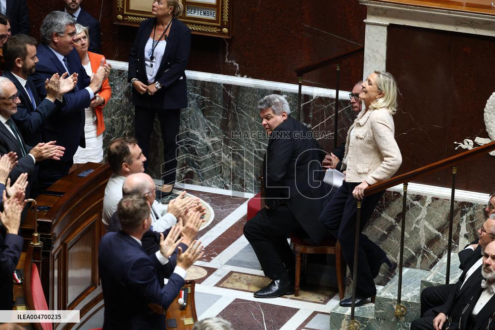 PM Bayrou general policy statement at the National Assembly - Paris