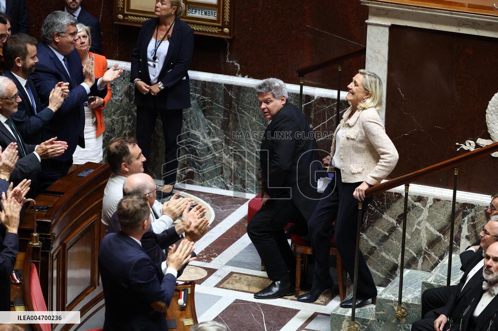 PM Bayrou general policy statement at the National Assembly - Paris
