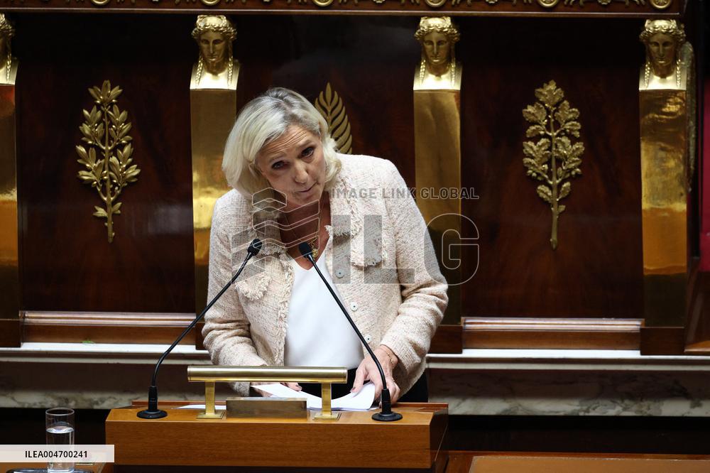 PM Bayrou general policy statement at the National Assembly - Paris