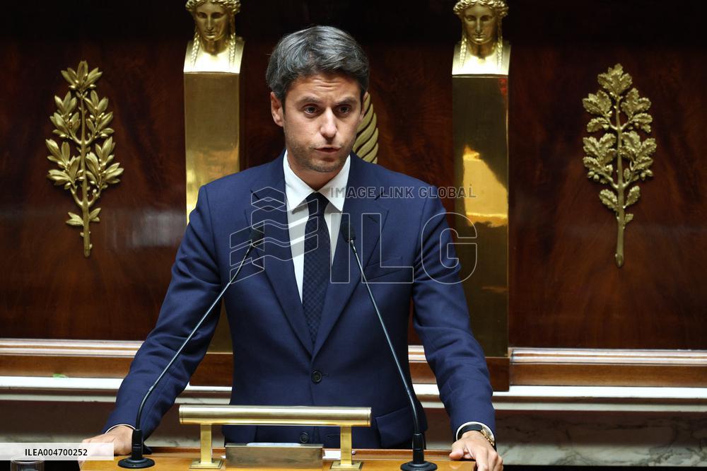 PM Bayrou general policy statement at the National Assembly - Paris