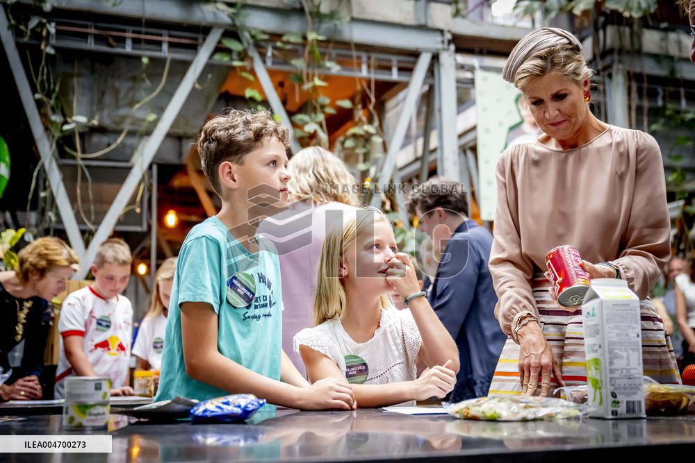 Queen Maxima at The Kick-Off of The Waste-Free Week - Netherlands