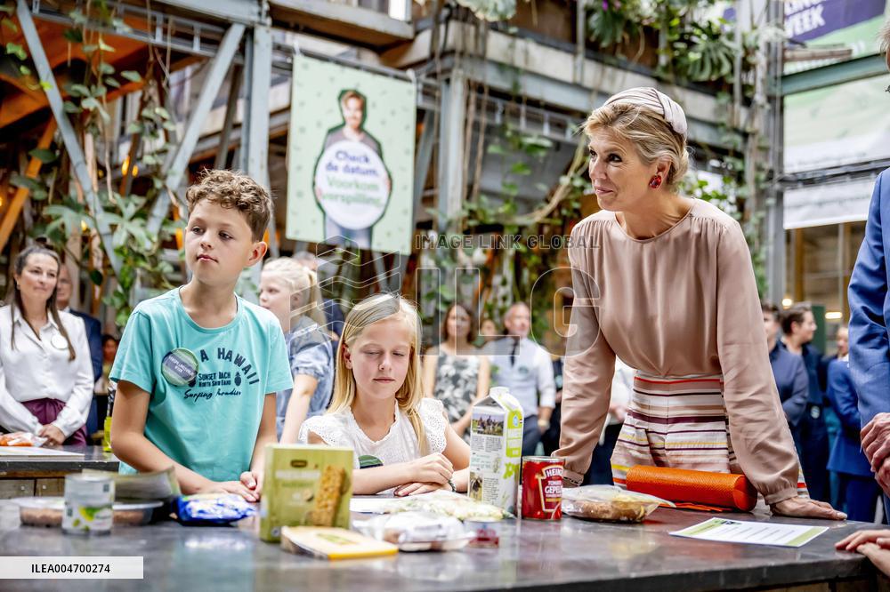 Queen Maxima at The Kick-Off of The Waste-Free Week - Netherlands
