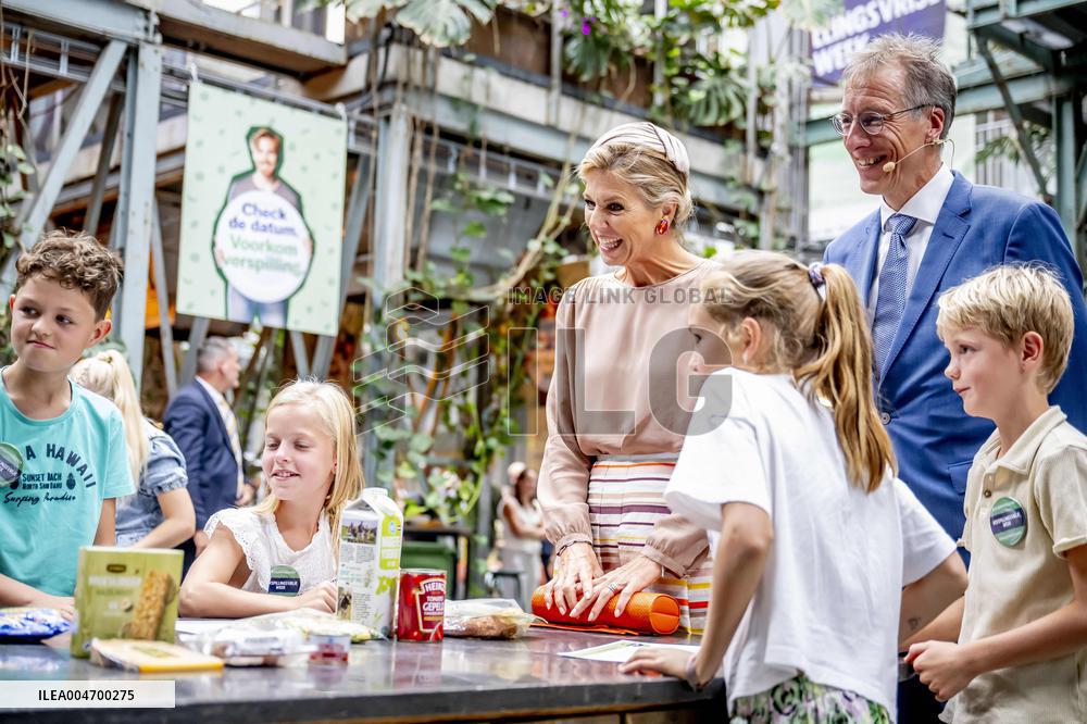 Queen Maxima at The Kick-Off of The Waste-Free Week - Netherlands