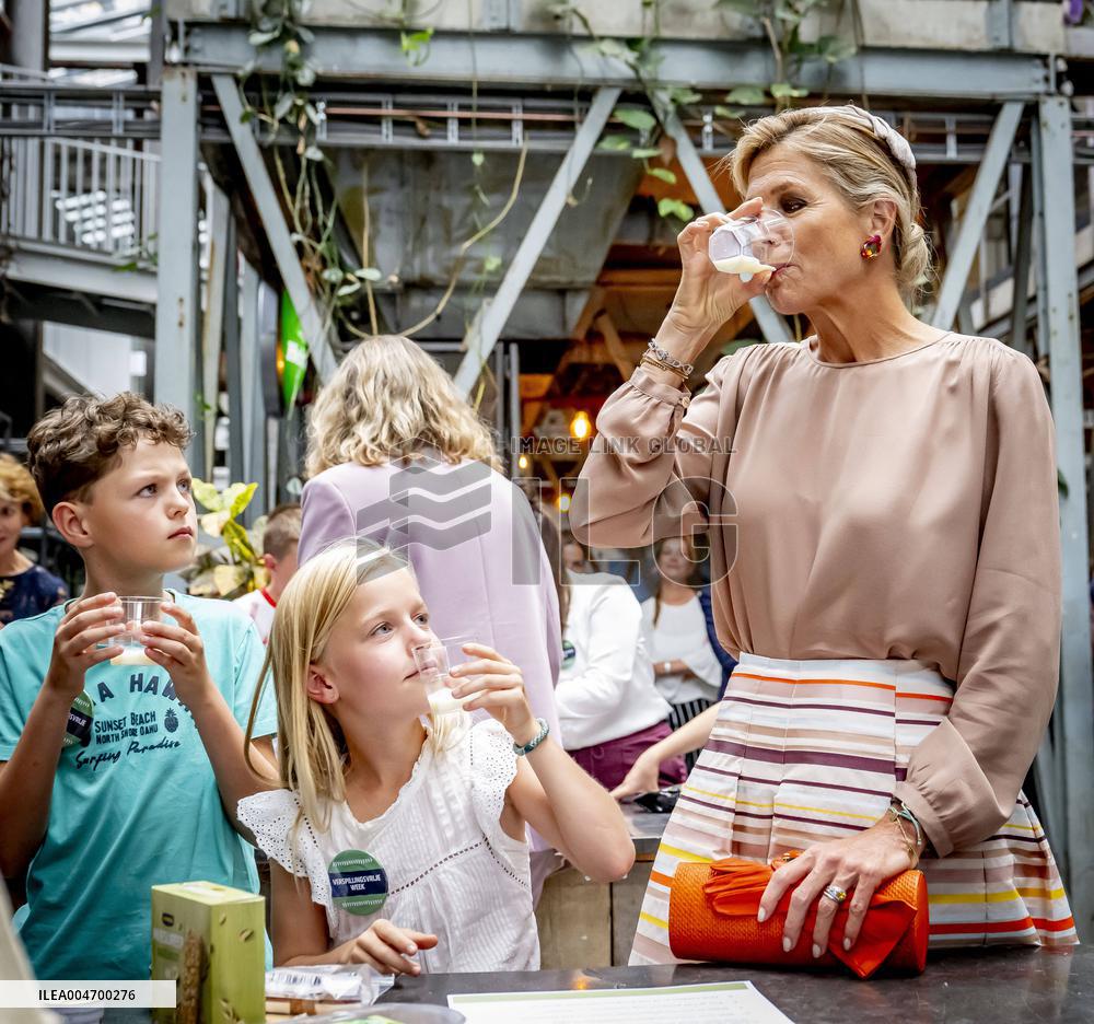 Queen Maxima at The Kick-Off of The Waste-Free Week - Netherlands