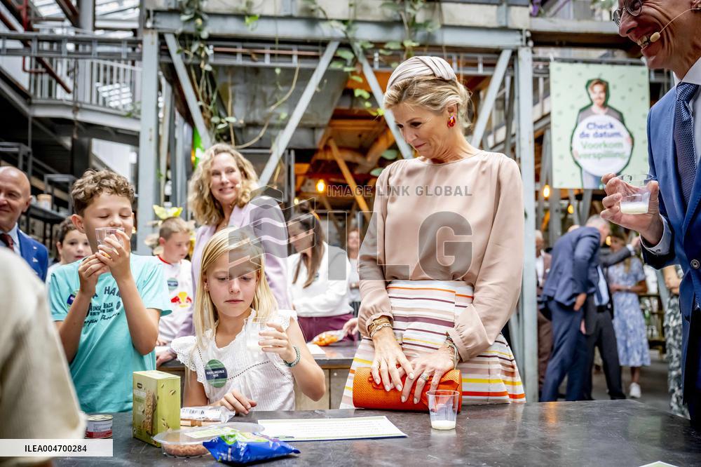 Queen Maxima at The Kick-Off of The Waste-Free Week - Netherlands