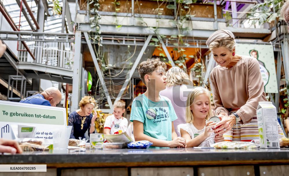 Queen Maxima at The Kick-Off of The Waste-Free Week - Netherlands