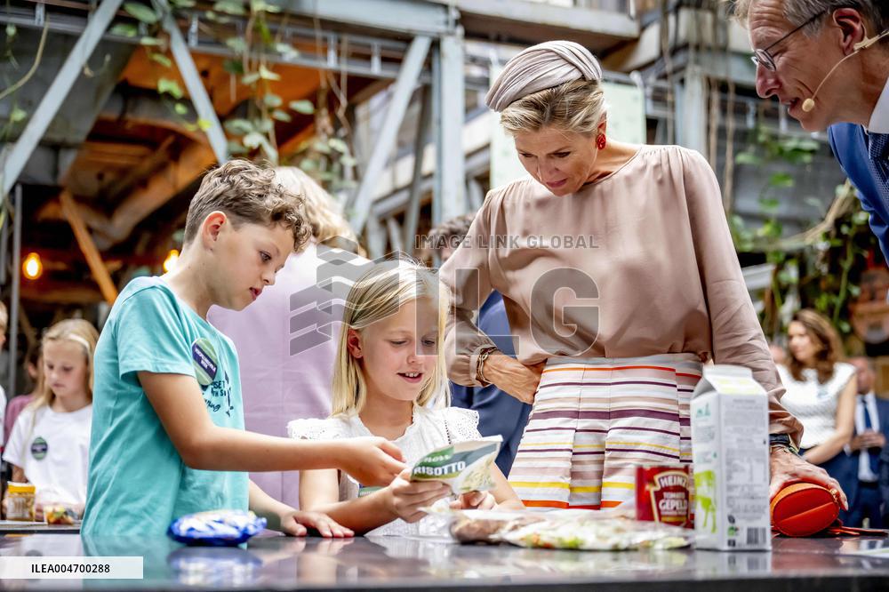 Queen Maxima at The Kick-Off of The Waste-Free Week - Netherlands