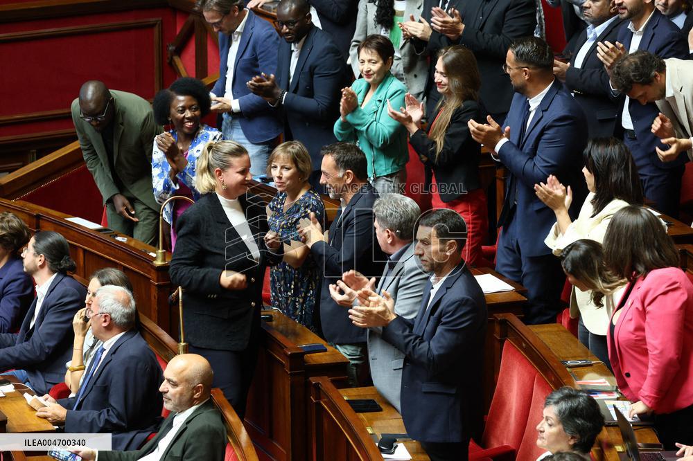 PM Bayrou general policy statement at the National Assembly - Paris