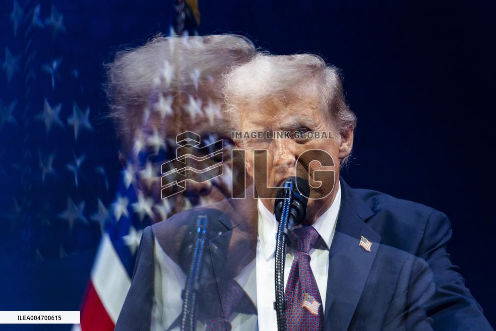 President Trump speaks at the religious liberty commission at DC’s Museum of the Bible