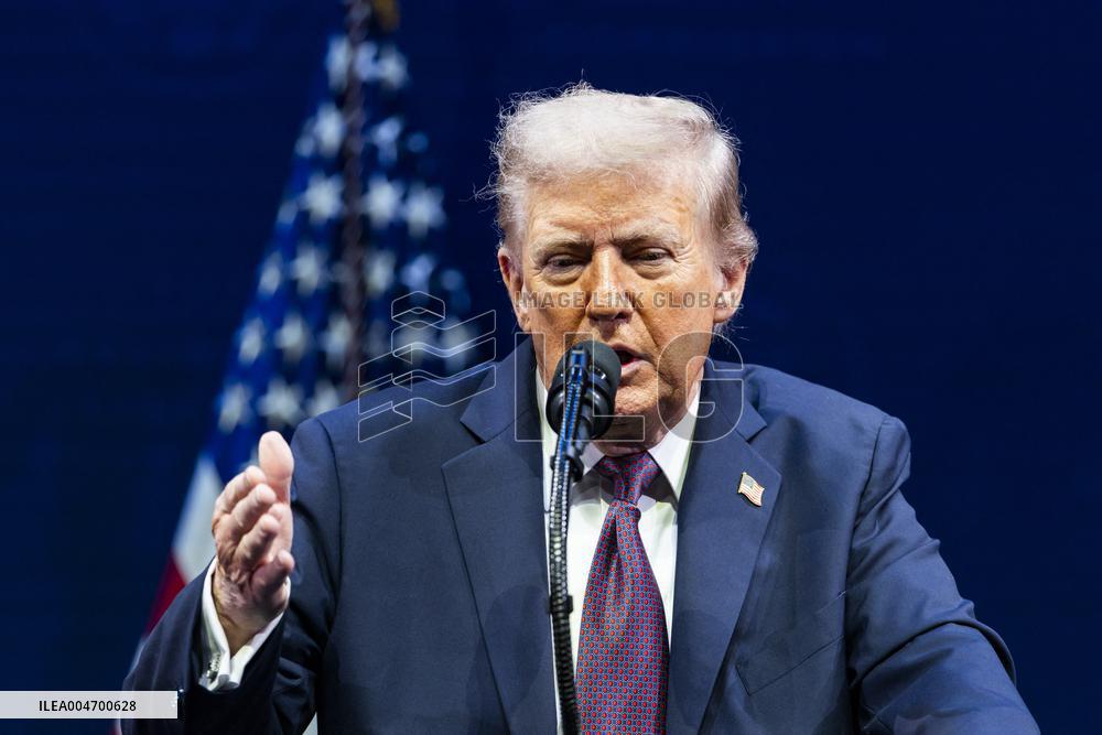 President Trump speaks at the religious liberty commission at DC’s Museum of the Bible