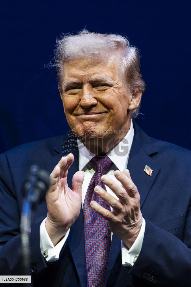 President Trump speaks at the religious liberty commission at DC’s Museum of the Bible