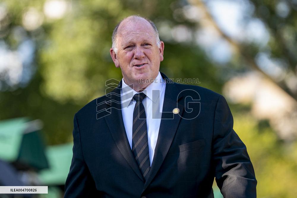 Border Czar Homan Speaks to Reporters in Washignton, DC