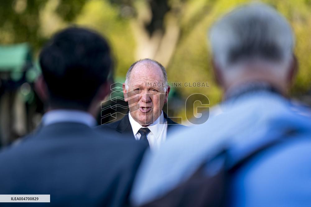 Border Czar Homan Speaks to Reporters in Washignton, DC