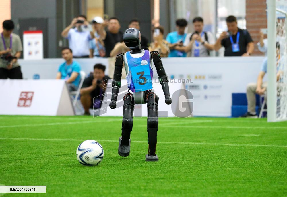 2025 Asia-Pacific Robot World Cup Qingdao International Invitational Football Tournament in Qingdao
