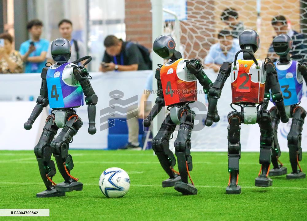2025 Asia-Pacific Robot World Cup Qingdao International Invitational Football Tournament in Qingdao