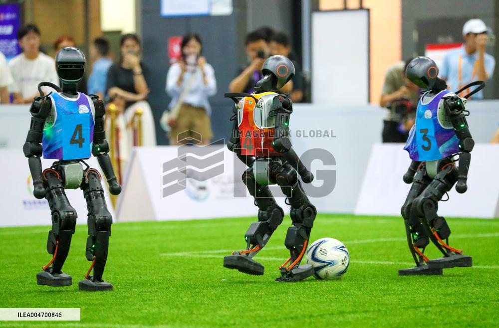 2025 Asia-Pacific Robot World Cup Qingdao International Invitational Football Tournament in Qingdao