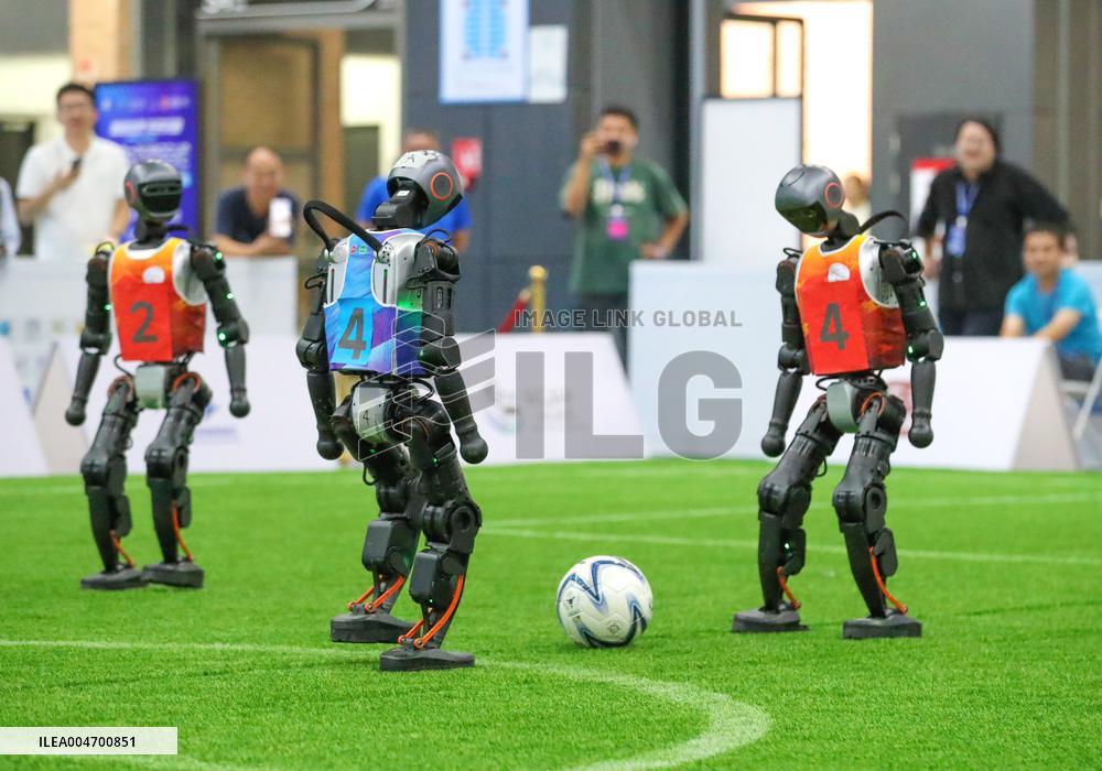 2025 Asia-Pacific Robot World Cup Qingdao International Invitational Football Tournament in Qingdao