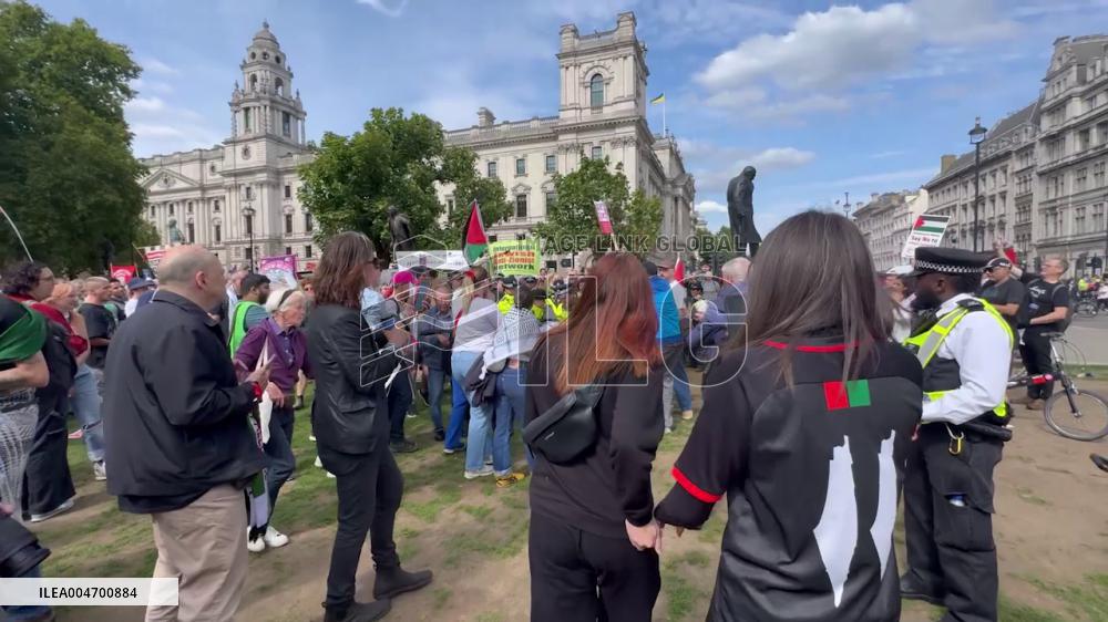 UK: Mass Arrests as Hundreds Rally Against Palestine Action Ban in London 2