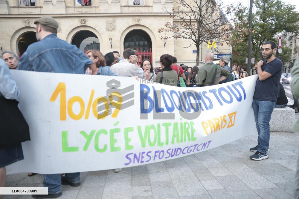 Paris Demonstration Preparations