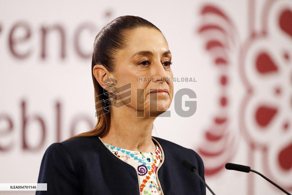 President Claudia Sheinbaum Holds Briefing - Mexico