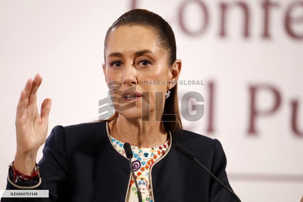 President Claudia Sheinbaum Holds Briefing - Mexico