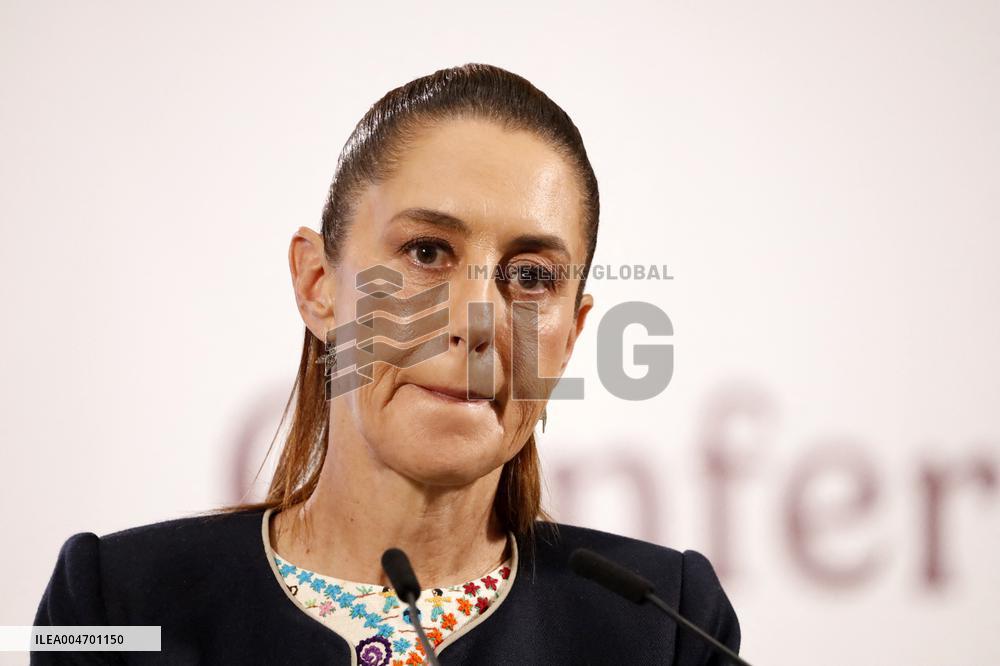 President Claudia Sheinbaum Holds Briefing - Mexico