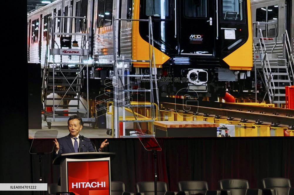 Hitachi opens railcar plant in Maryland