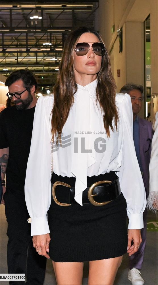 Alessandra Ambrosio visits MICAM - Milan