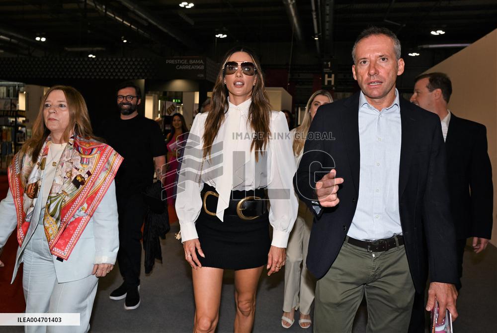 Alessandra Ambrosio visits MICAM - Milan