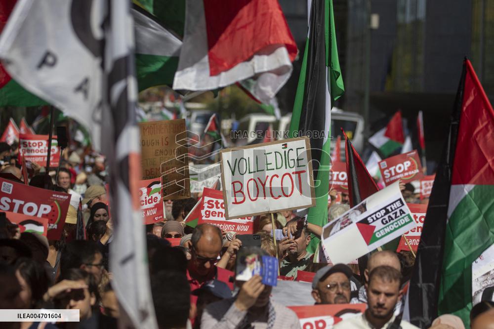 Pro Palestinian Protest - Brussels