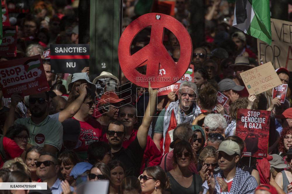 Pro Palestinian Protest - Brussels