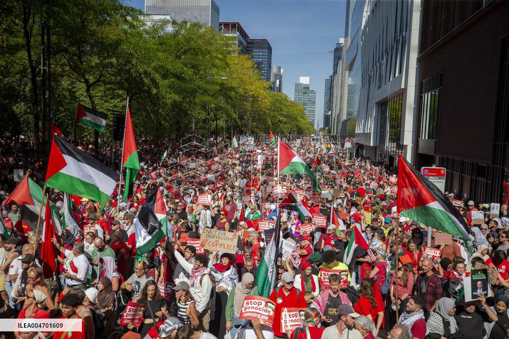 Pro Palestinian Protest - Brussels