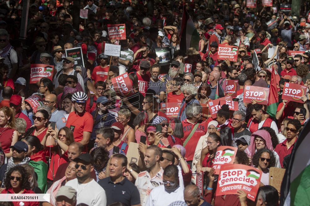 Pro Palestinian Protest - Brussels