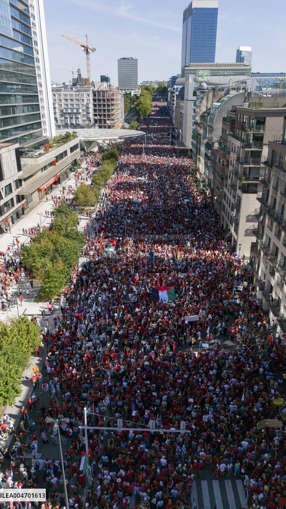Pro Palestinian Protest - Brussels