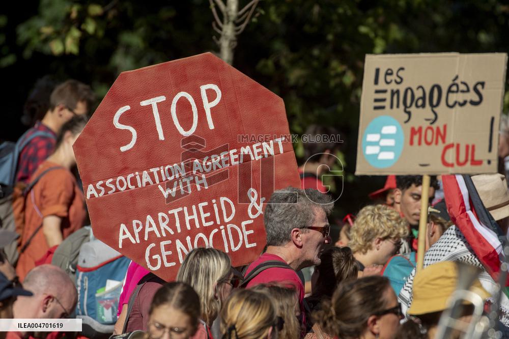 Pro Palestinian Protest - Brussels