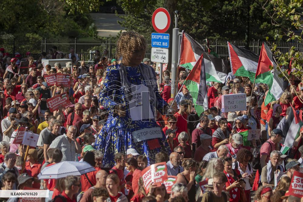 Pro Palestinian Protest - Brussels