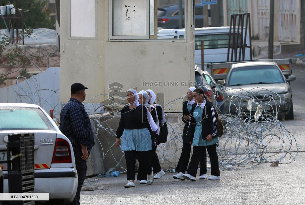 New School Year At The West Bank - Hebron