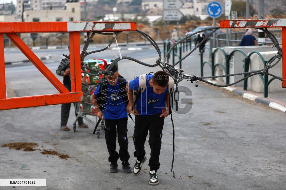 New School Year At The West Bank - Hebron
