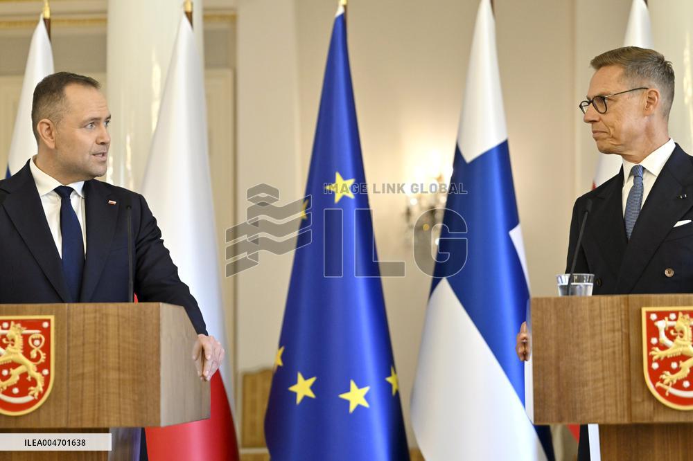 President of Poland Karol Nawrocki in Finland