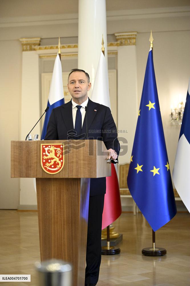 President of Poland Karol Nawrocki in Finland