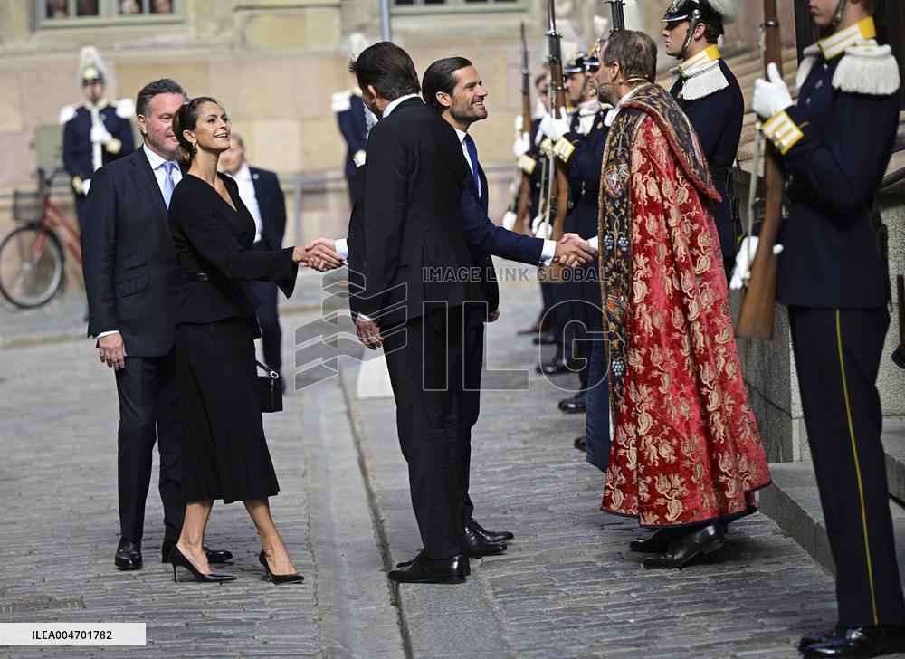 SWEDEN OPENING OF THE PARLIAMENT 2025