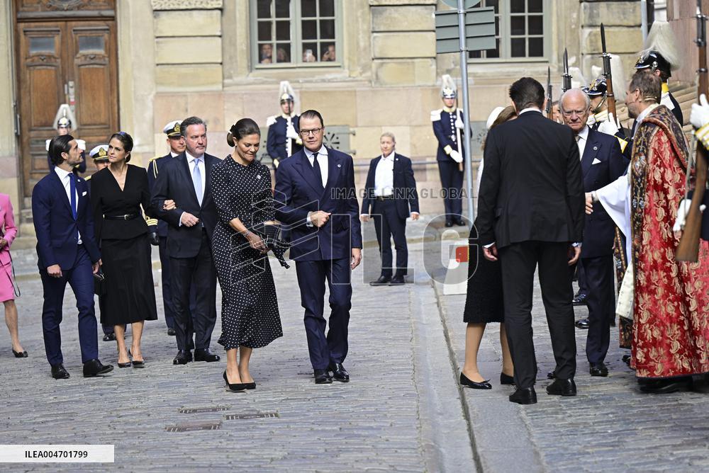 SWEDEN OPENING OF THE PARLIAMENT 2025