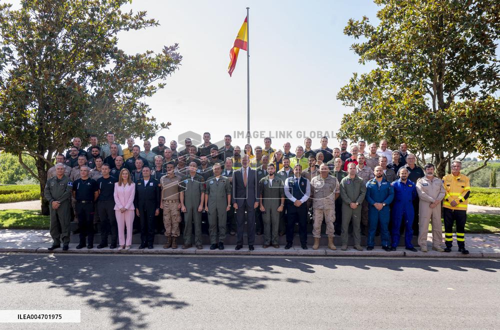 King Felipe VI At Royal Audience - Madrid