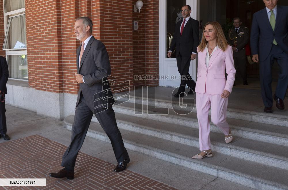 King Felipe VI At Royal Audience - Madrid