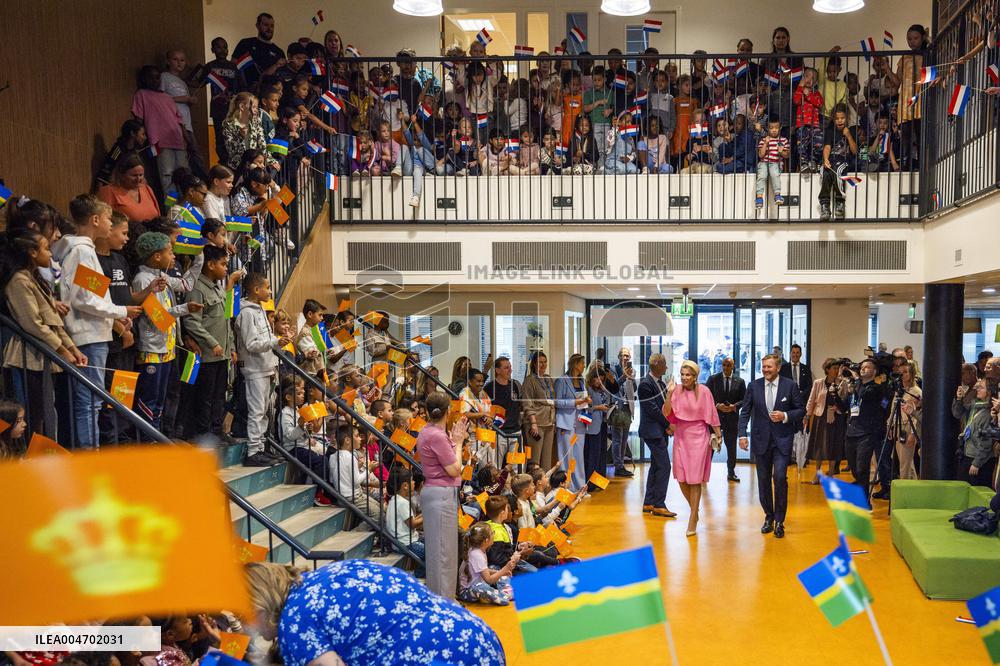 Royal Couple's Regional Visit To Flevoland - Netherland