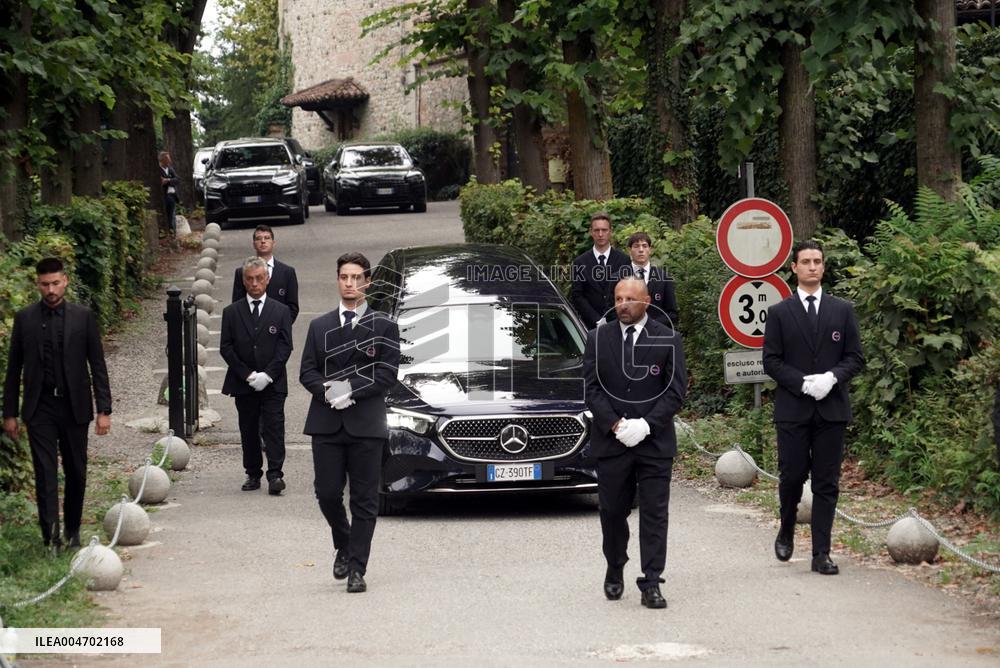 Giorgio Armani's Funeral Held Privately At The San Martino Church - Rivalta