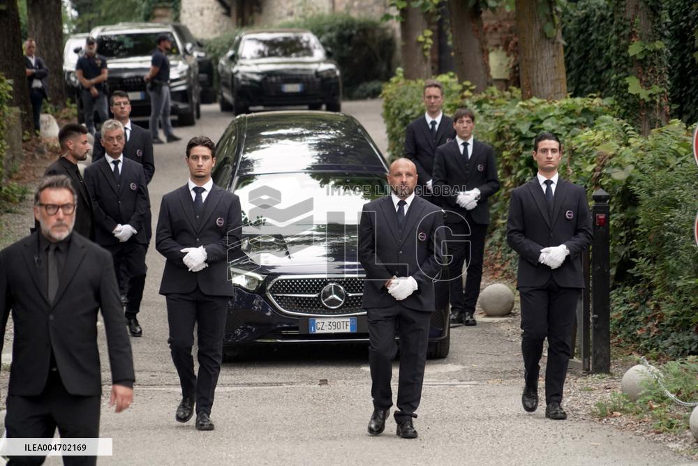 Giorgio Armani's Funeral Held Privately At The San Martino Church - Rivalta