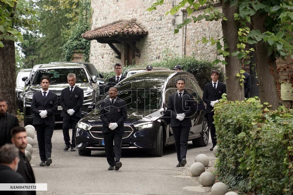 Giorgio Armani's Funeral Held Privately At The San Martino Church - Rivalta